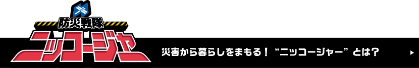 災害から暮らしをまもる!“ニッコージャー”とは？