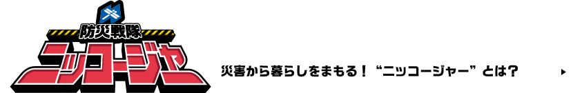 災害から暮らしをまもる!“ニッコージャー”とは？